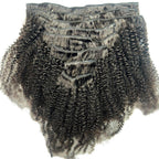 Afro Kinky Curly Clip - In 100% Human Hair Extensions - Private Label