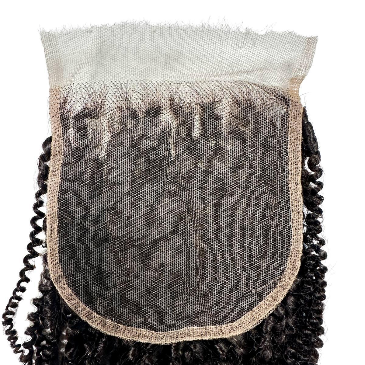 Afro Kinky Curly 5x5 HD Lace 100% Human Hair Closure - Private Label
