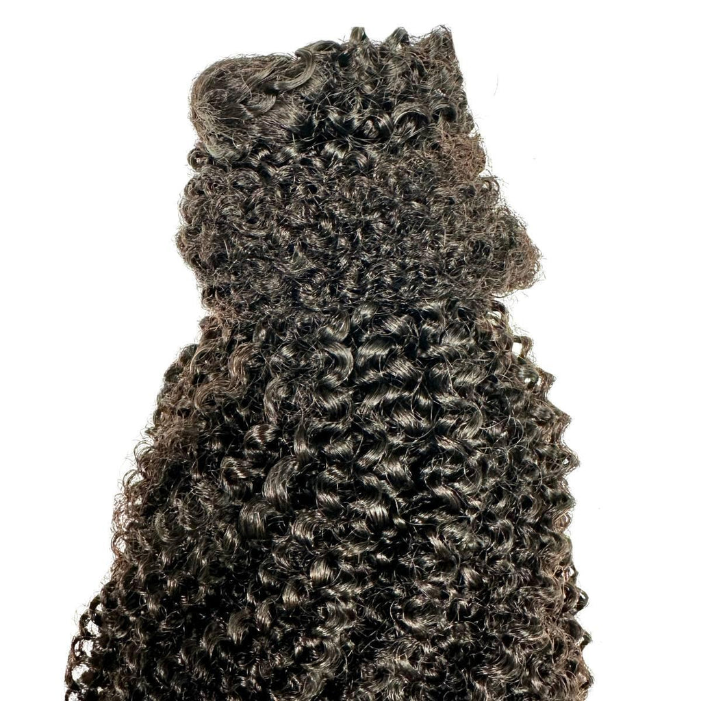 Afro Kinky Curly 100% Human Hair Ponytail Extension - Private Label