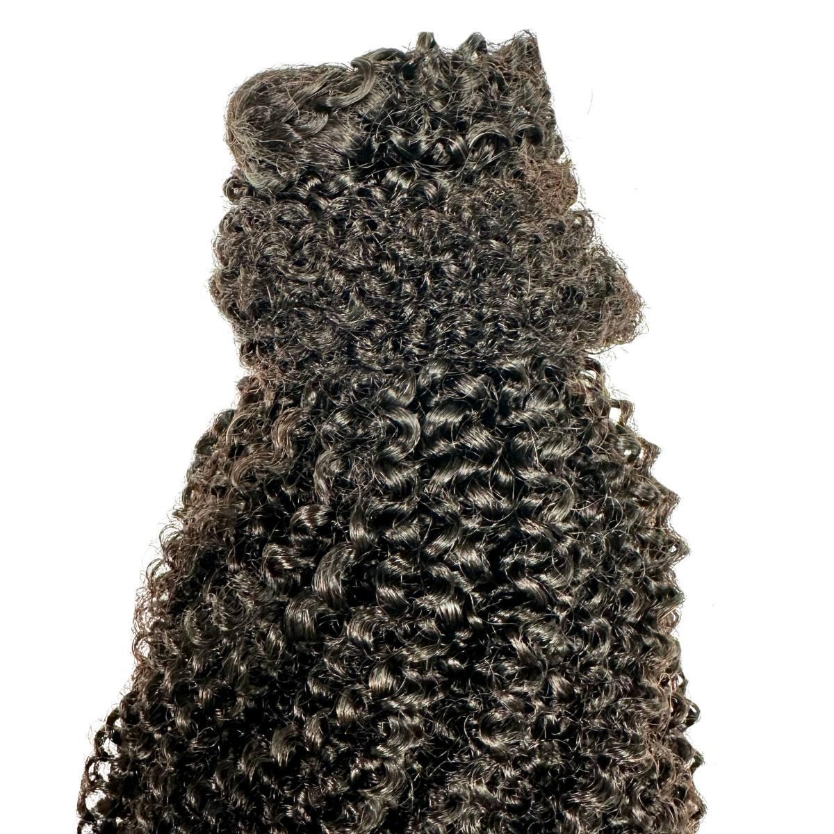 Afro Kinky Curly 100% Human Hair Ponytail Extension - Private Label