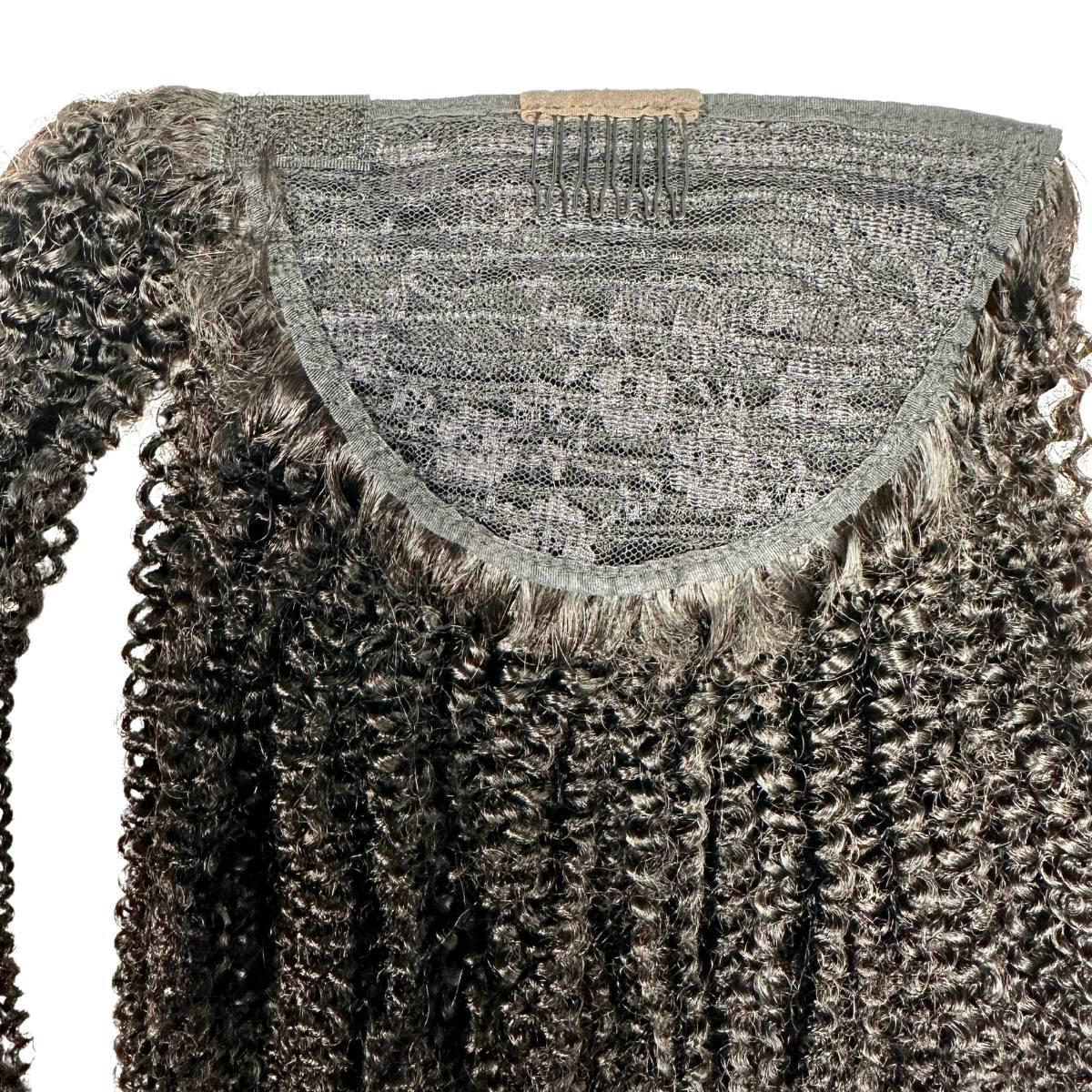 Afro Kinky Curly 100% Human Hair Ponytail Extension - Private Label