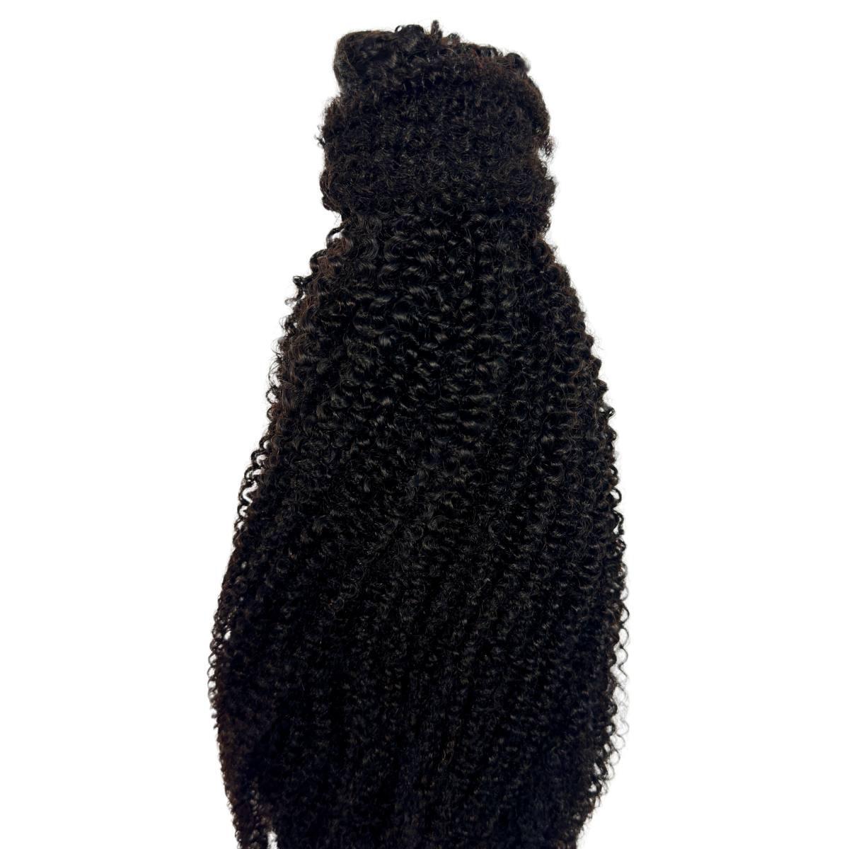 Afro Kinky Curly 100% Human Hair Ponytail Extension - Private Label