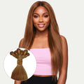 Ash Brown Straight Handtied Wefts - Private Label