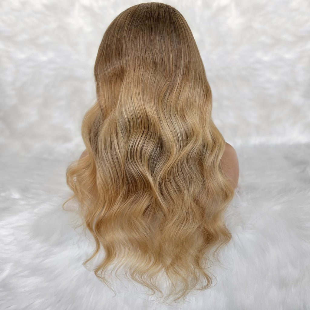 Aubrey Glueless 5x5 HD Lace Professionally Colored 100% Human Hair Closure Wig - Private Label