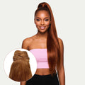Auburn 100% Human Hair Ponytail Extension - Private Label