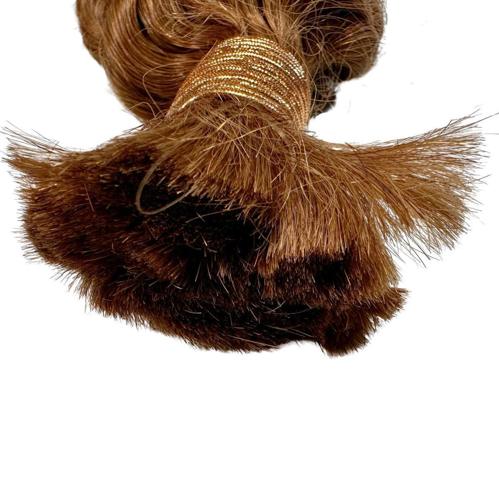 Auburn Deep Wave Bulk 100% Human Braiding Hair - Private Label