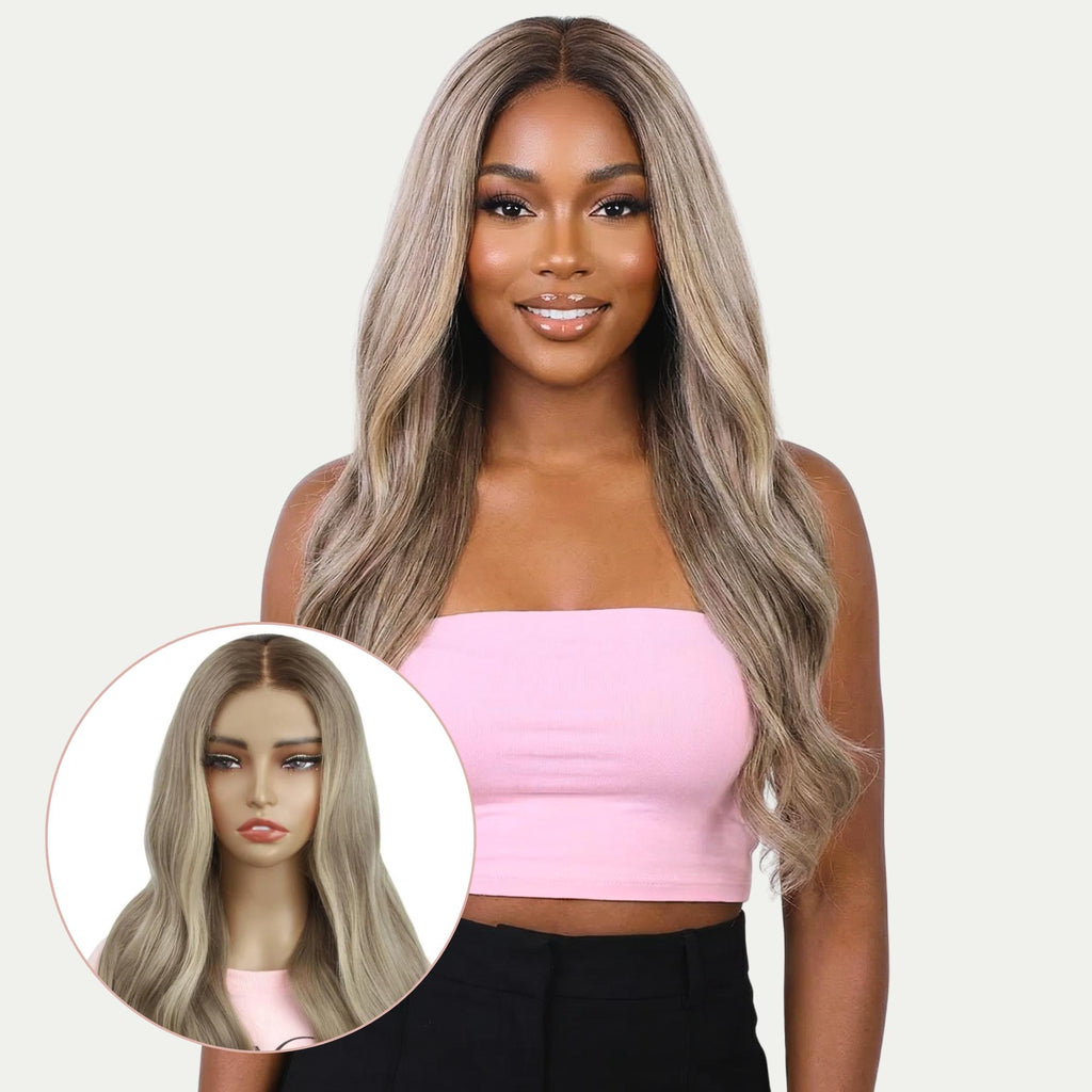 Autumn Glueless 5x5 HD Lace Professionally Colored 100% Human Hair Closure Wig - Private Label