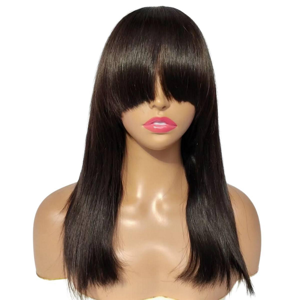 Straight Bang Bonnet Wig SALE - Private Label