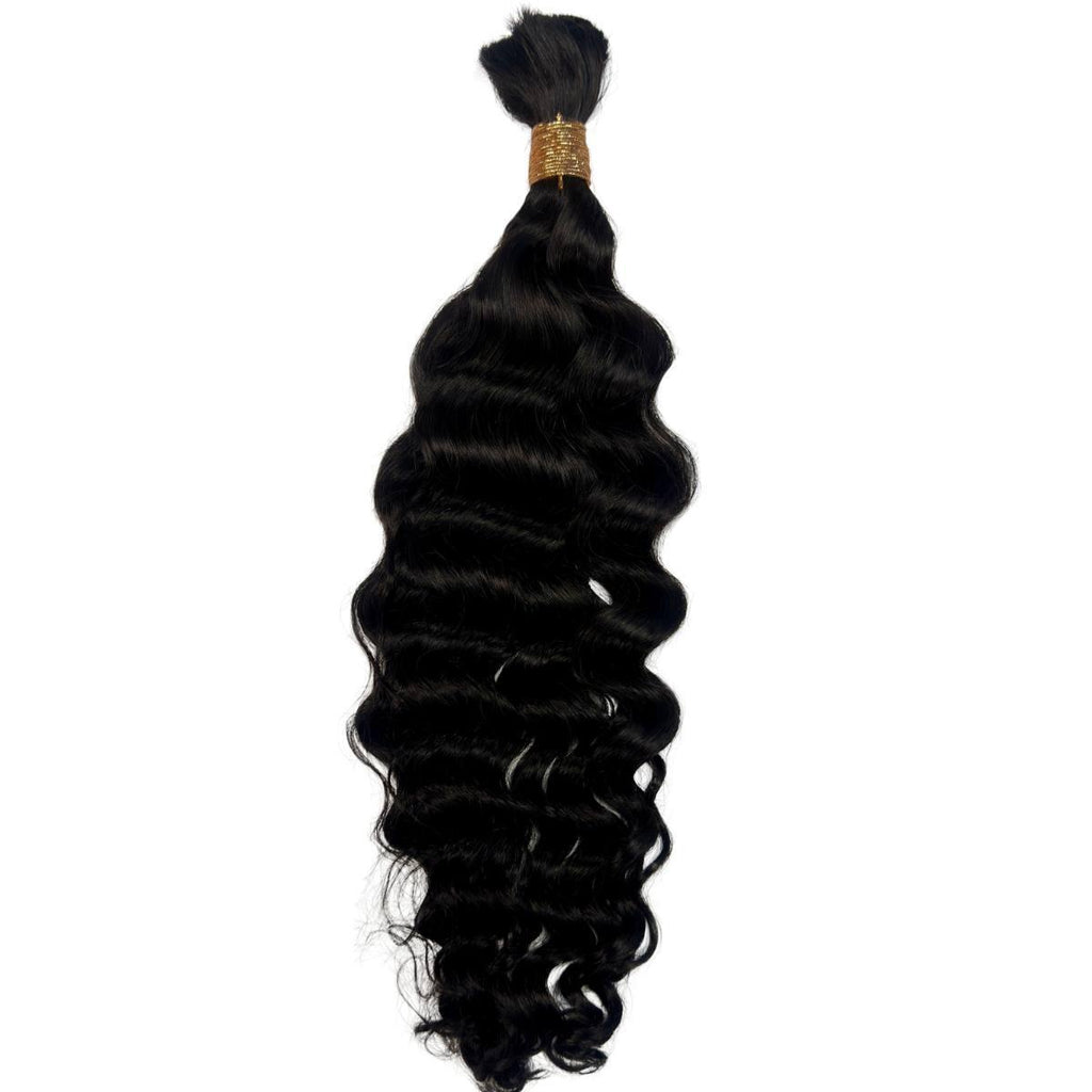 Beach Wave Bulk 100% Human Braiding Hair - Private Label