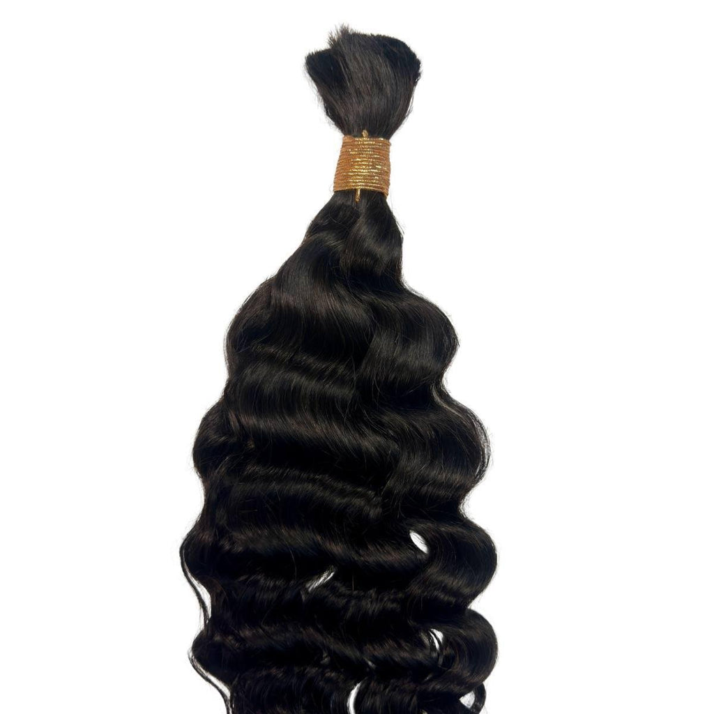 Beach Wave Bulk 100% Human Braiding Hair - Private Label