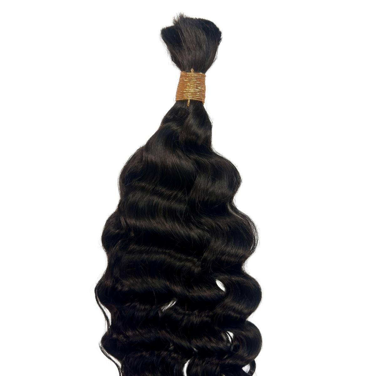 Beach Wave Bulk 100% Human Braiding Hair - Private Label