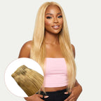 Blonde Seamless Clip - In 100% Human Hair Extensions - Private Label
