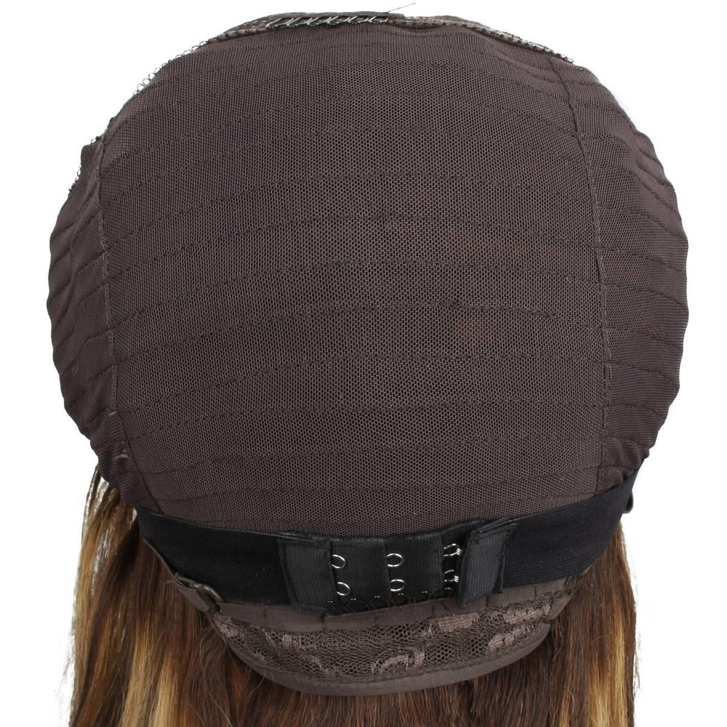 Highlight 4x4 Transparent Closure 100% Human Hair Bang Bob Wig - Private Label