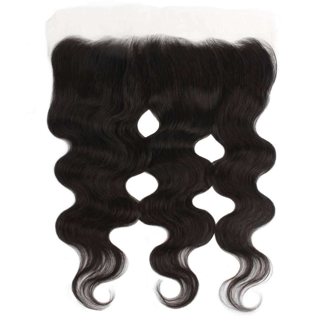 Brazilian Body Wave 13x4 Transparent Lace Human Hair Frontal - Private Label