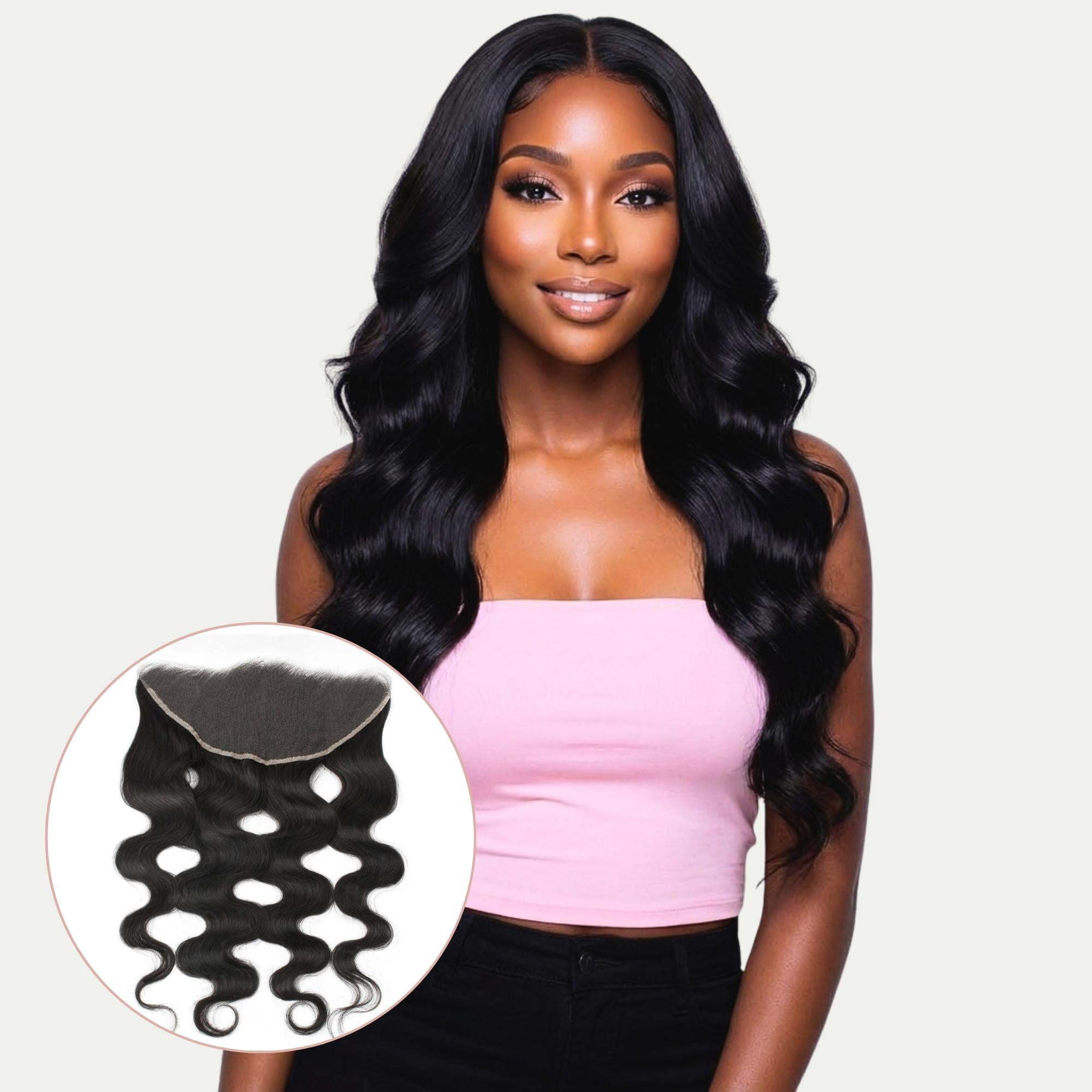 Body Wave 13x6 HD Lace Human Hair Frontal - Private Label