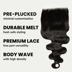 Body Wave 7x7 HD Lace Human Hair Closure - Private Label