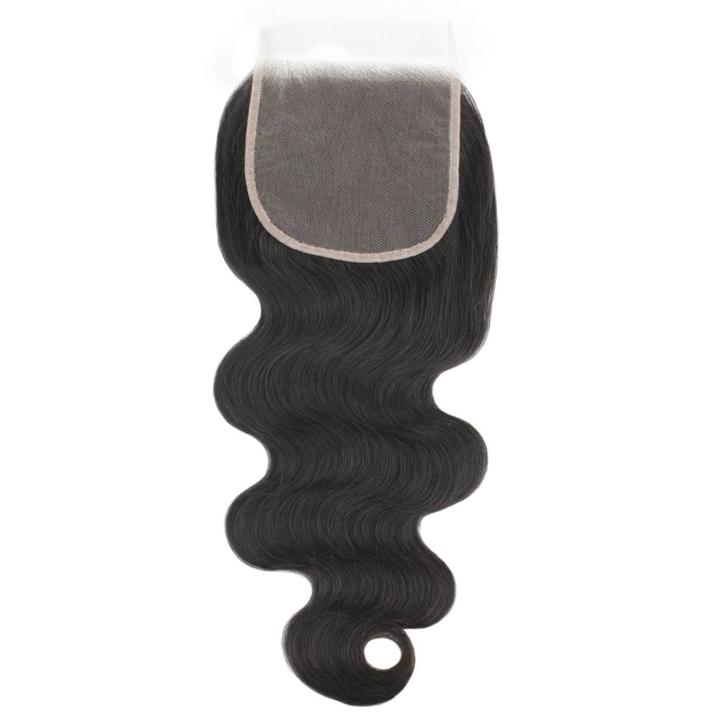 Body Wave 5x5 Transparent Lace Human Hair Closure - Private Label