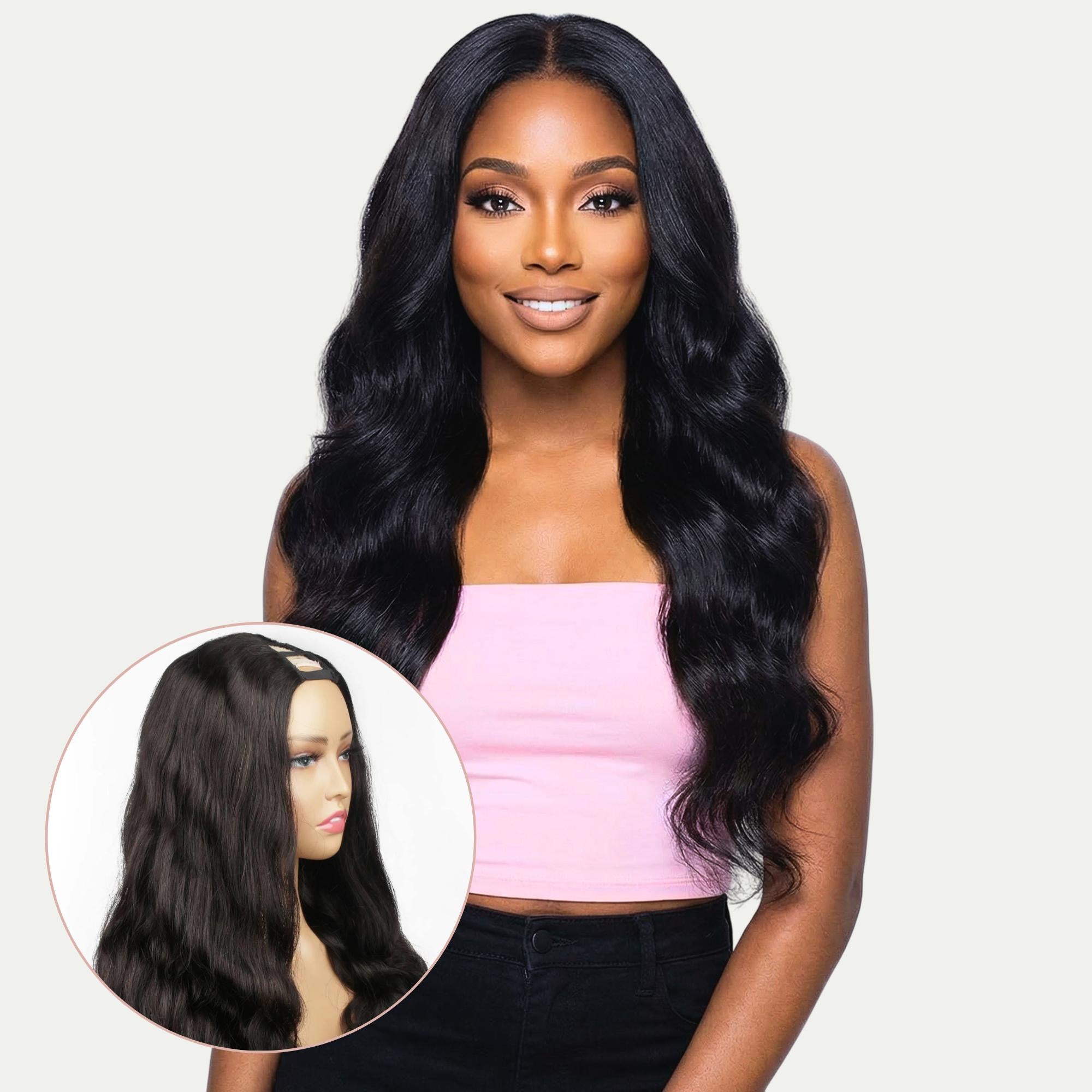 Body Wave V Part 100% Human Hair Wig - Private Label