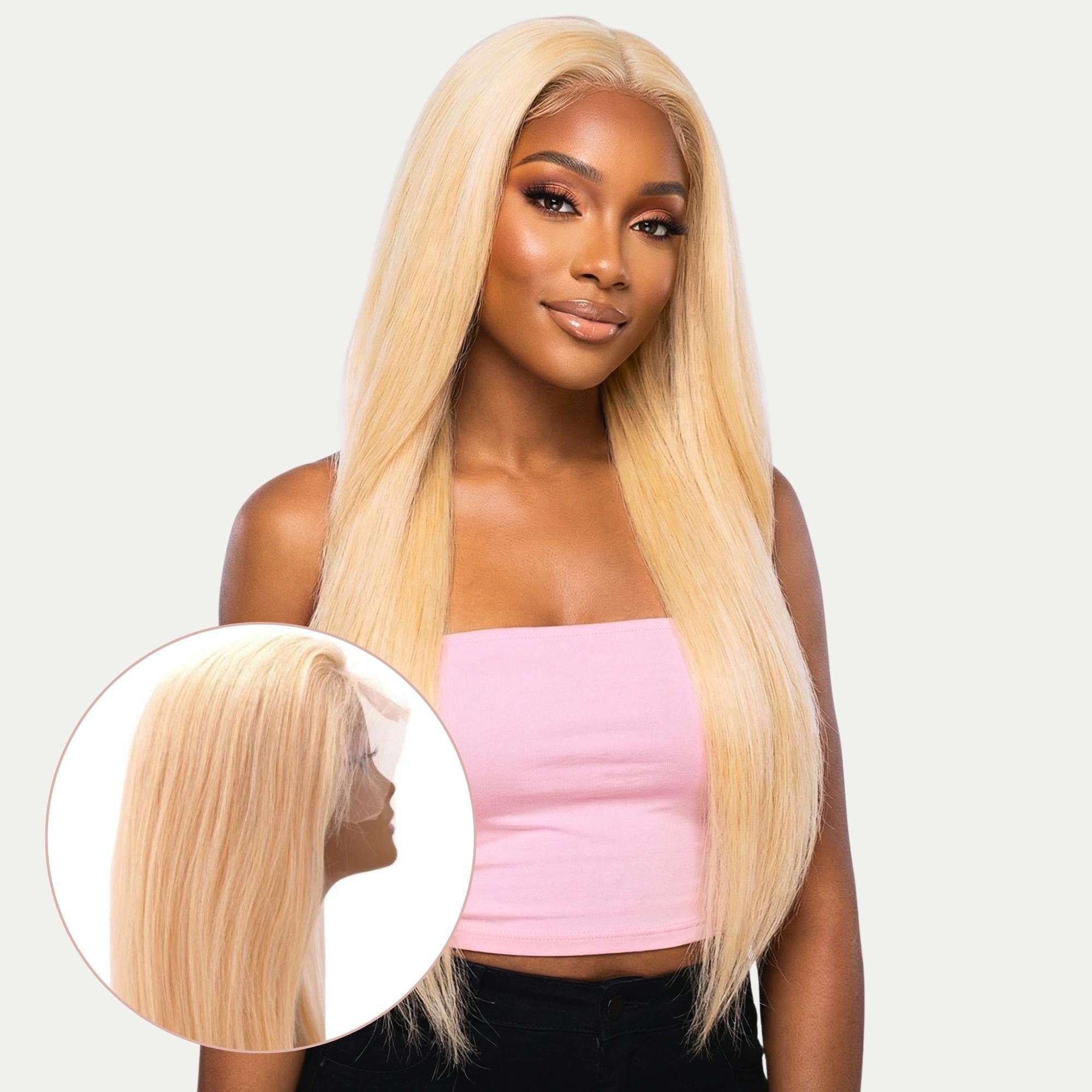 Brazilian Blonde Straight Full Lace Wig - Private Label
