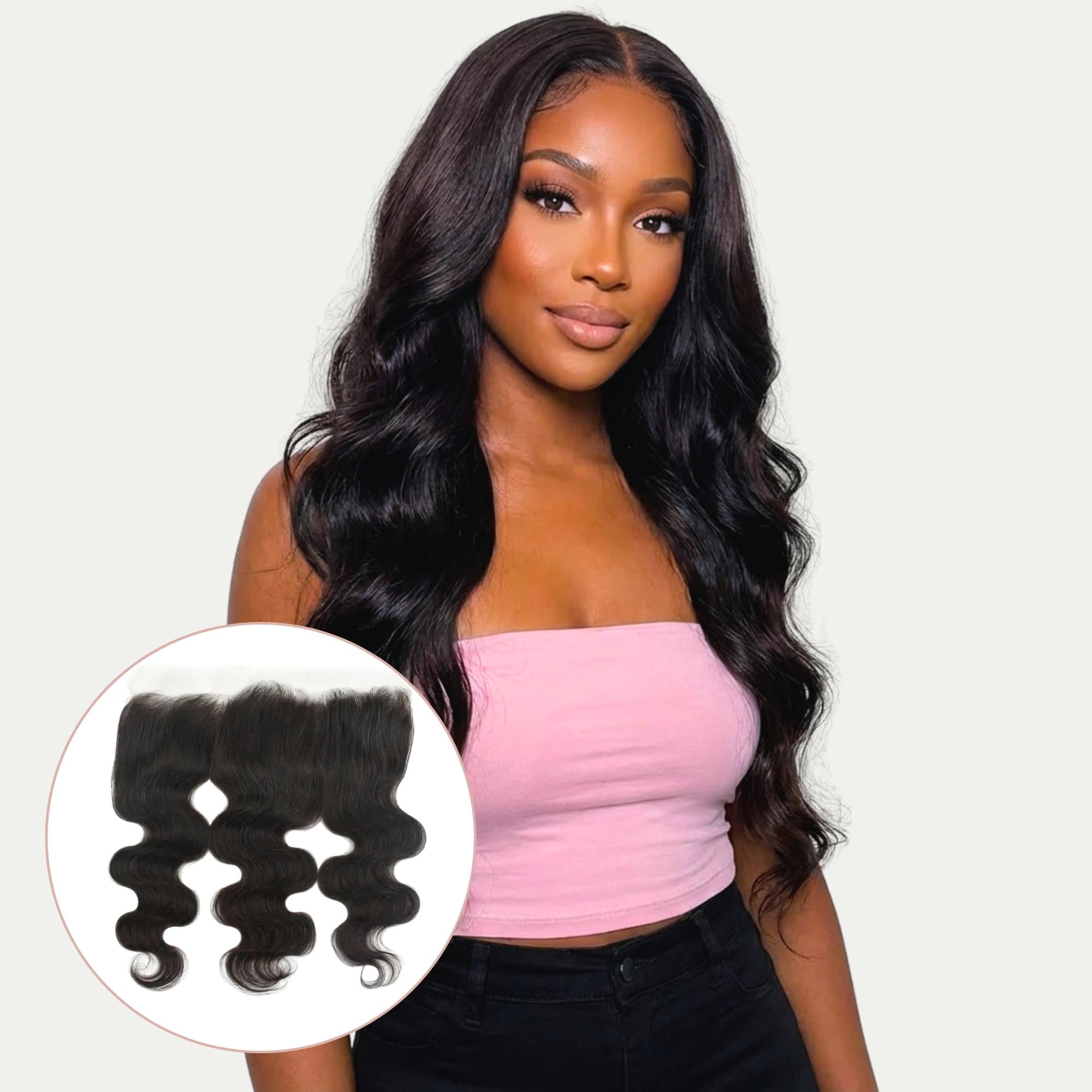 Brazilian Body Wave 13x4 HD Lace Human Hair Frontal - Private Label