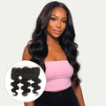 Brazilian Body Wave 13x4 HD Lace Human Hair Frontal - Private Label