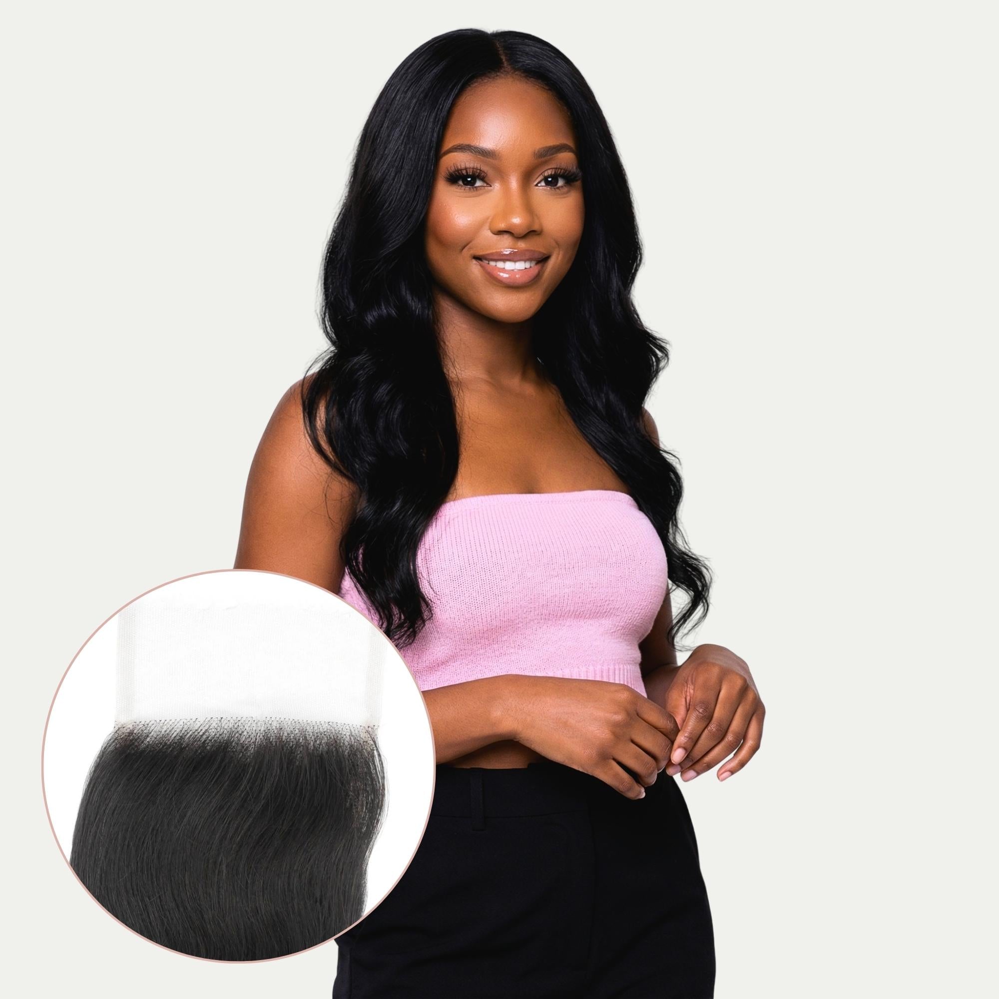 Brazilian Body Wave 4x4 HD Lace 100% Human Hair Closure - Private Label