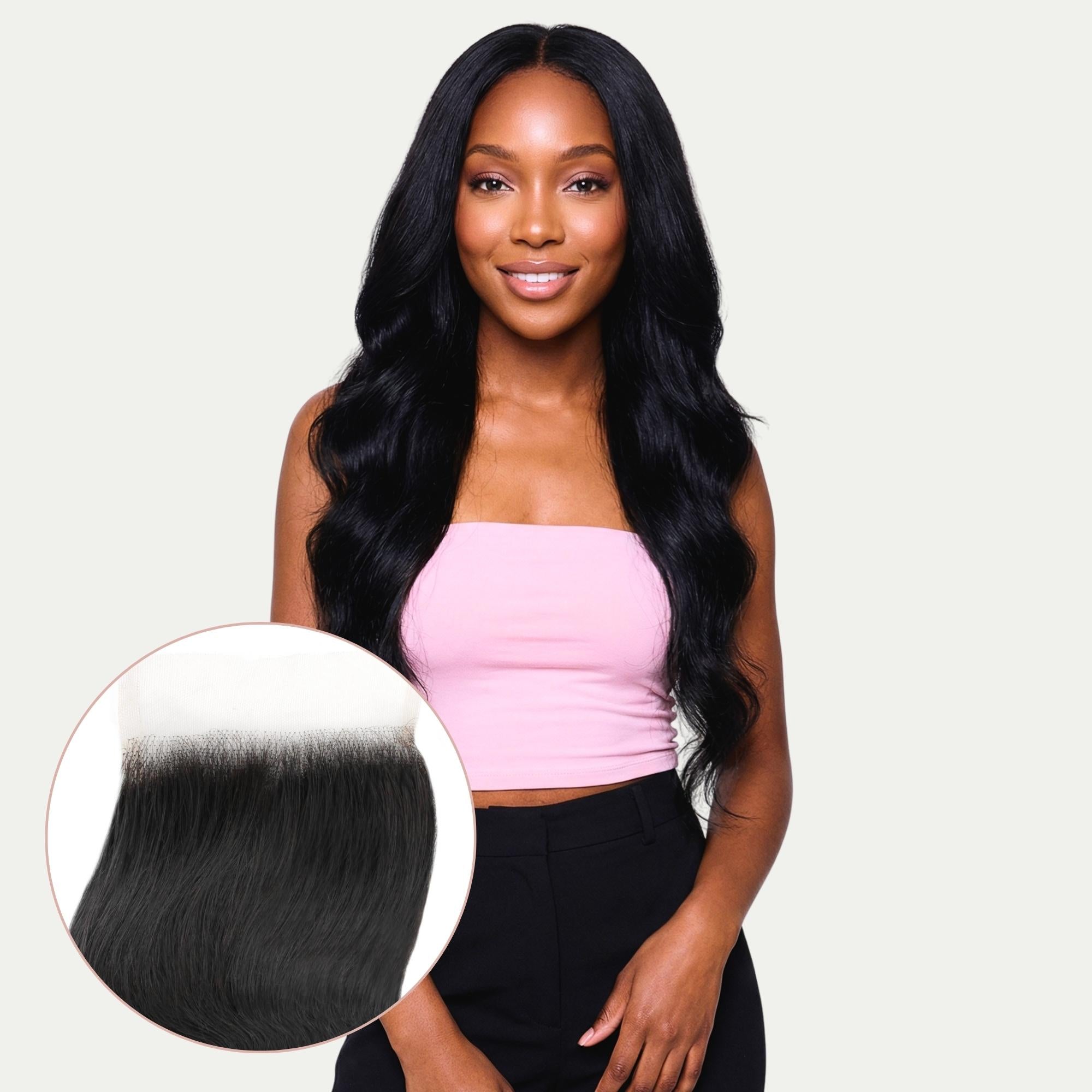 Brazilian Body Wave 4x4 Transparent Lace Human Hair Closure - Private Label