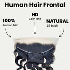 Brazilian Raw Body Wave 13x4 HD Frontal - Private Label