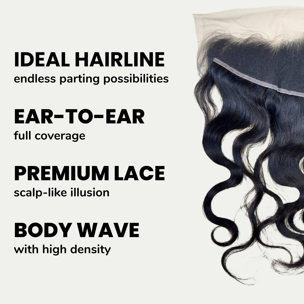Brazilian Raw Body Wave 13x4 HD Frontal - Private Label