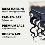 Brazilian Raw Body Wave 13x4 HD Frontal - Private Label