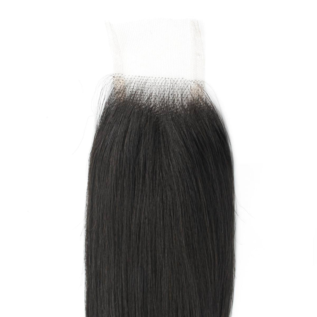 Brazilian Silky Straight 2x6 Transparent Lace Human Hair Closure - Private Label