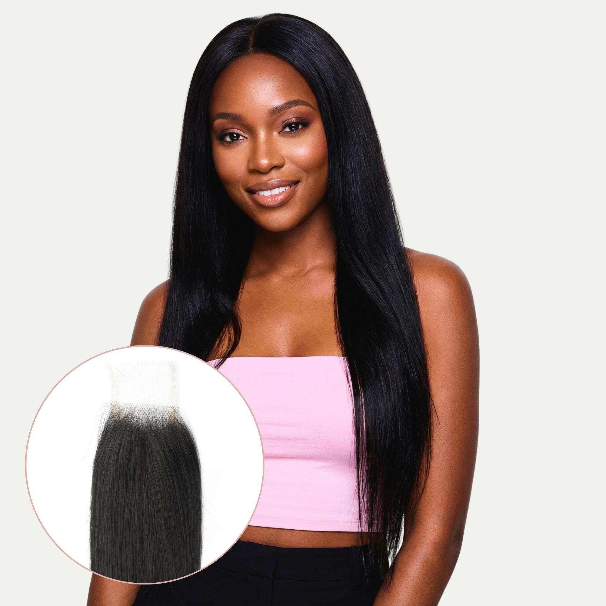 Brazilian Silky Straight 2x6 Transparent Lace Human Hair Closure - Private Label