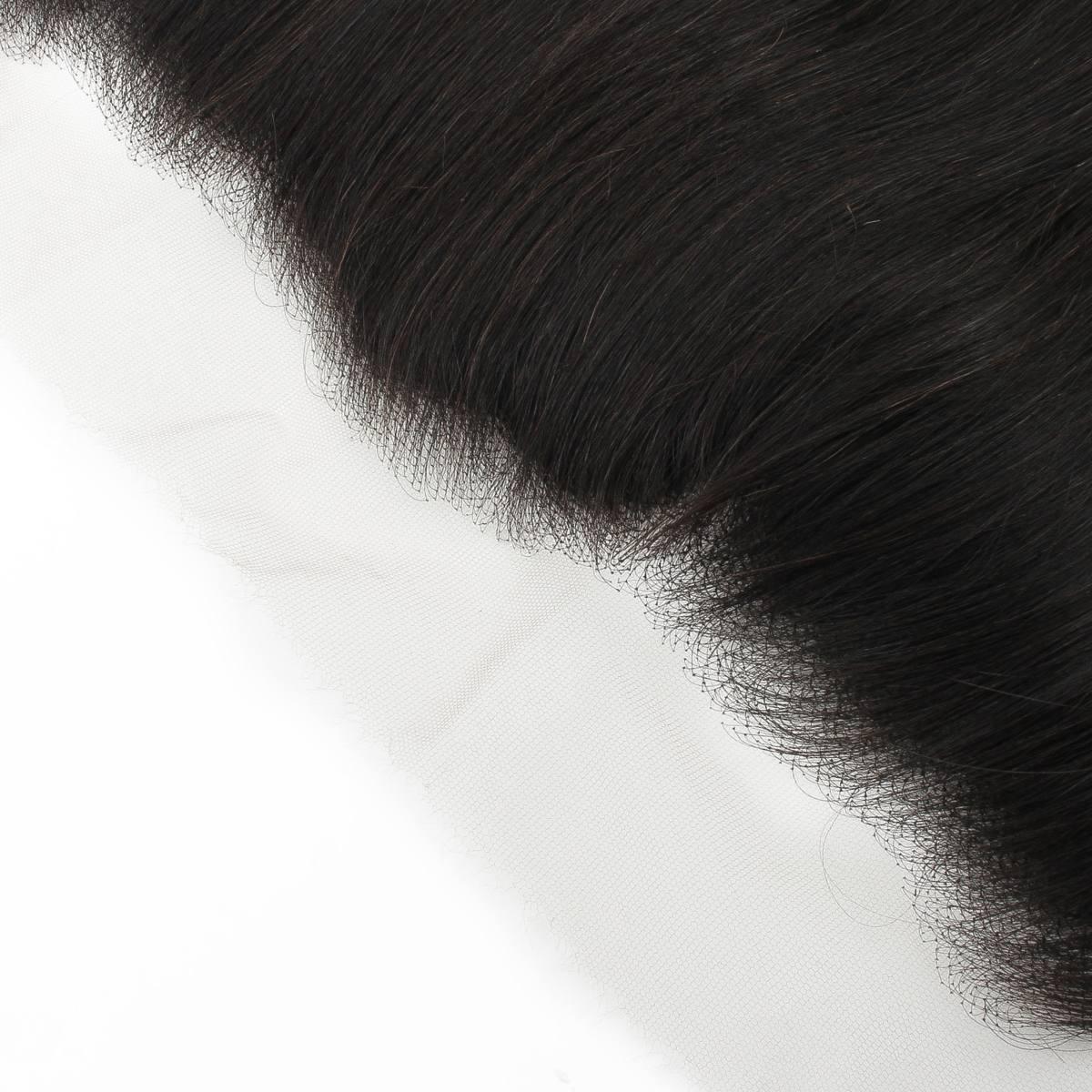 Brazilian Straight 13x4 HD Lace Human Hair Frontal - Private Label