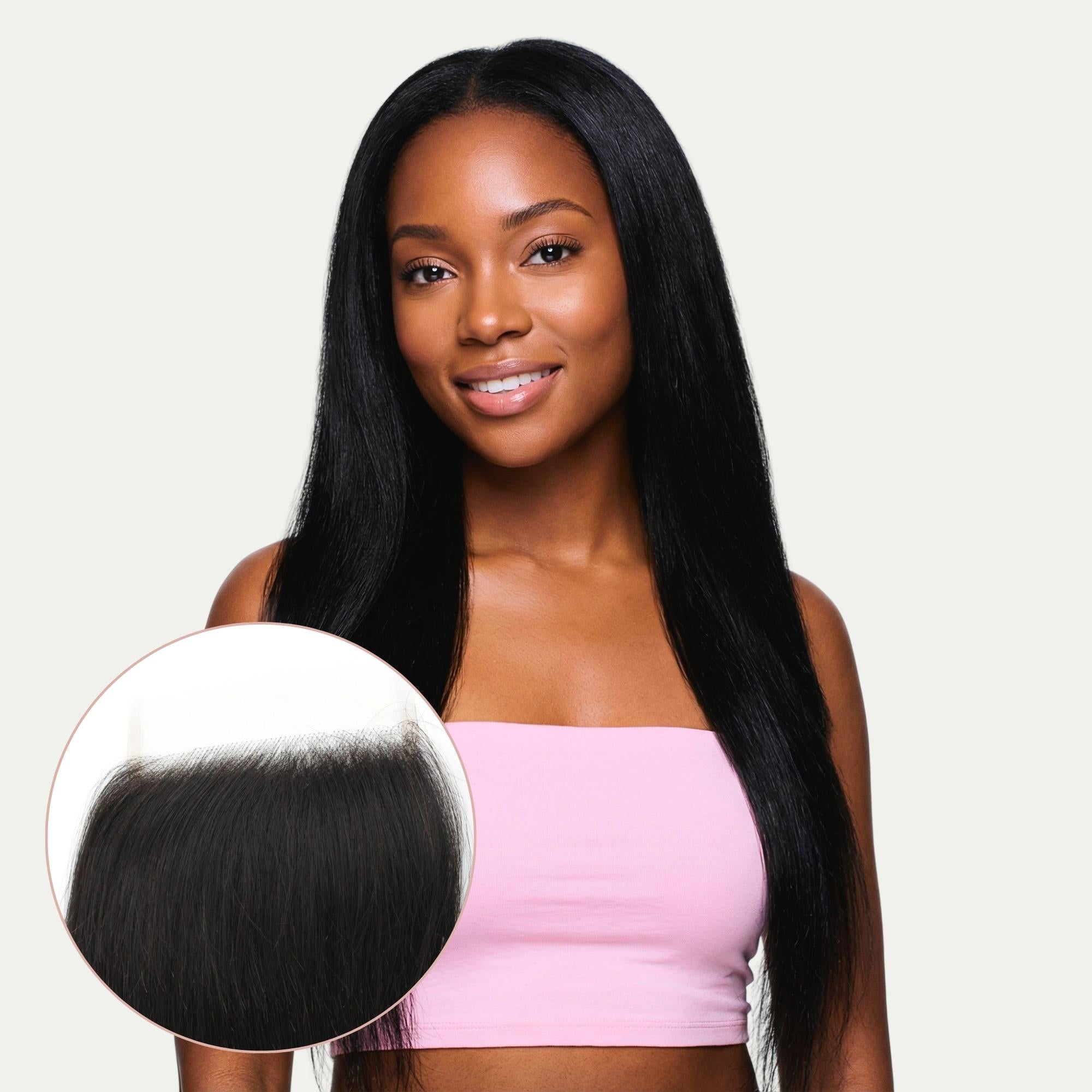 Brazilian Straight 4x4 HD Lace 100% Human Hair Closure - Private Label