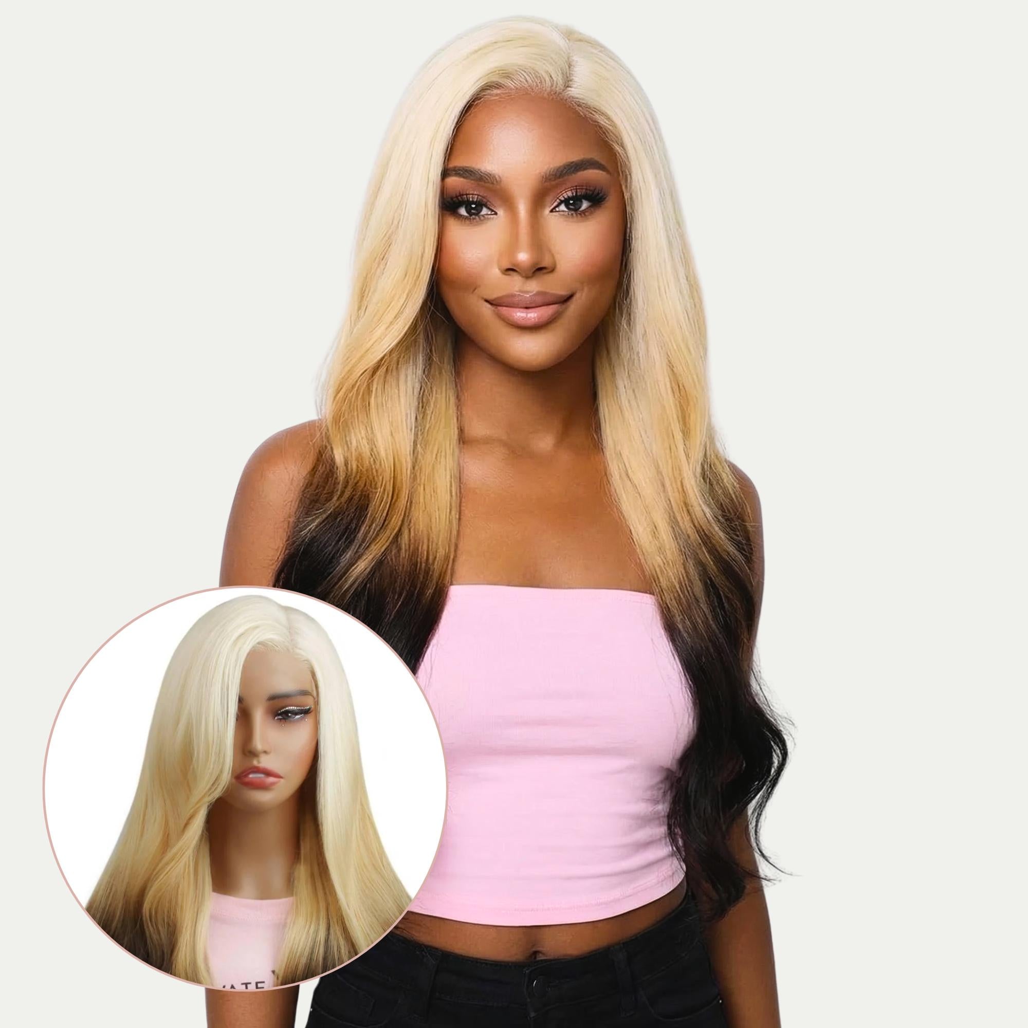 Brooklyn Glueless 5x5 HD Lace Professionally Colored 100% Human Hair Closure Wig - Private Label