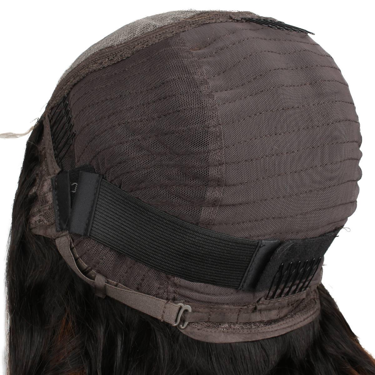 Brown Ombre Wavy 5x5 Transparent Closure Wig - Private Label