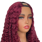 Burgundy Ocean Wave V Part 100% Human Hair Wig - Private Label