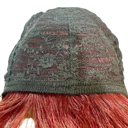 Burgundy Short Pixie Wig Cap