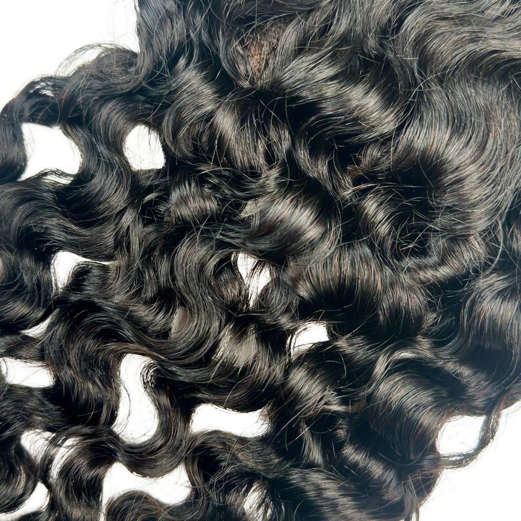 Burmese Curly 4x4 Swiss Lace Human Hair Closure - Private Label