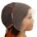 Copper Ombre Straight 13x4 Transparent Lace Front Wig - Private Label