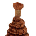 Copper Deep Wave Color 350 Bulk 100% Human Braiding Hair - Private Label
