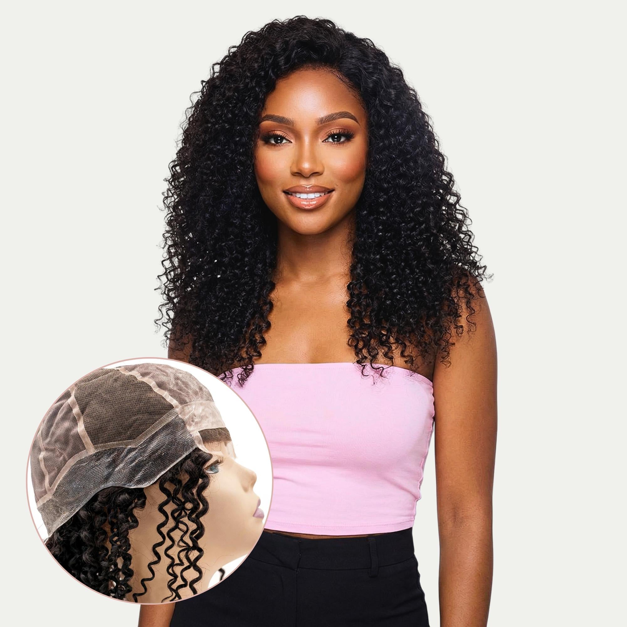 Curly Fine Mono Base Medical Wig SALE - Private Label