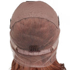 Dark Auburn Body Wave Full Transparent Lace 100% Human Hair Wig - Private Label