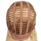 Dark Blonde Straight 100% Human Hair Capless Bang Wig - Private Label