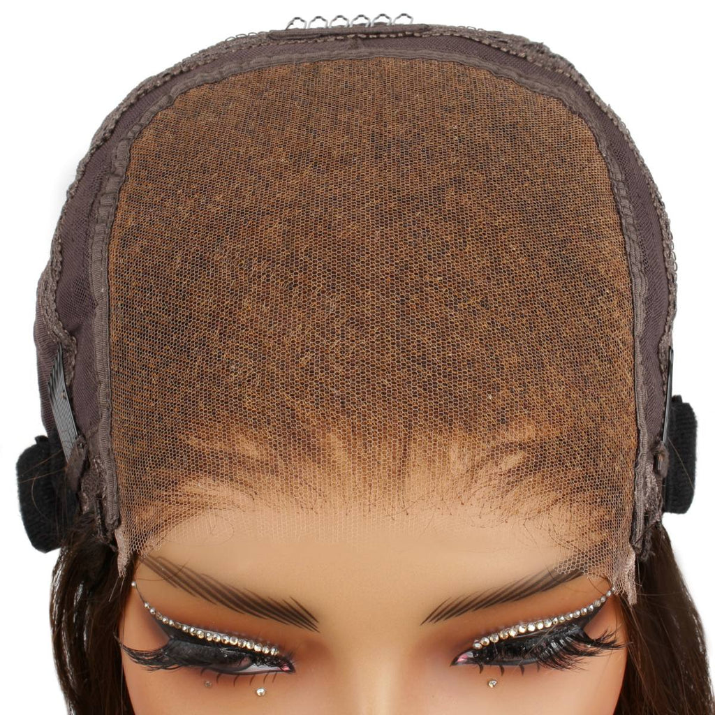 Dark Brown Glueless 5x5 HD Closure Bob 12" SALE - Private Label