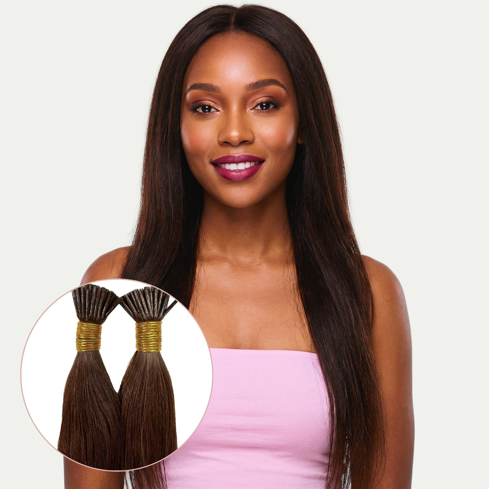 Dark Brown Straight I - Tip - Private Label