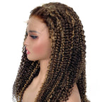 Dark Highlight Kinky Curly 5x5 HD Closure Wig - Private Label