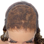 Dark Highlight Kinky Curly 5x5 HD Closure Wig - Private Label
