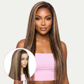 Dark Highlight Straight 5x5 HD Closure Wig - Private Label