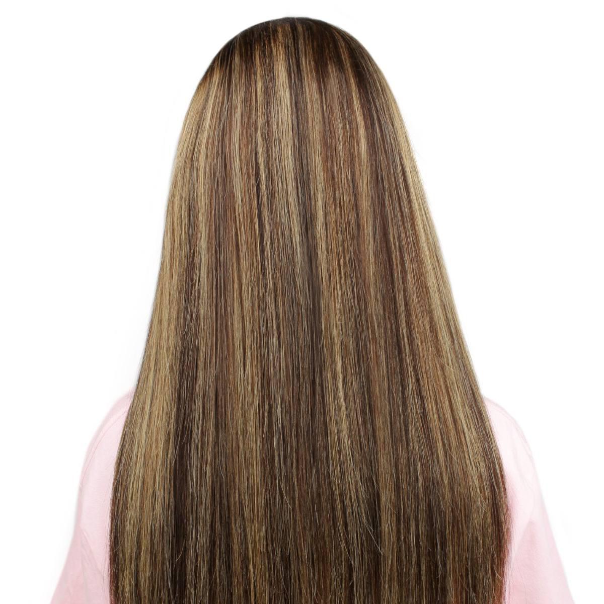 Dark Highlight Straight 5x5 HD Closure Wig - Private Label